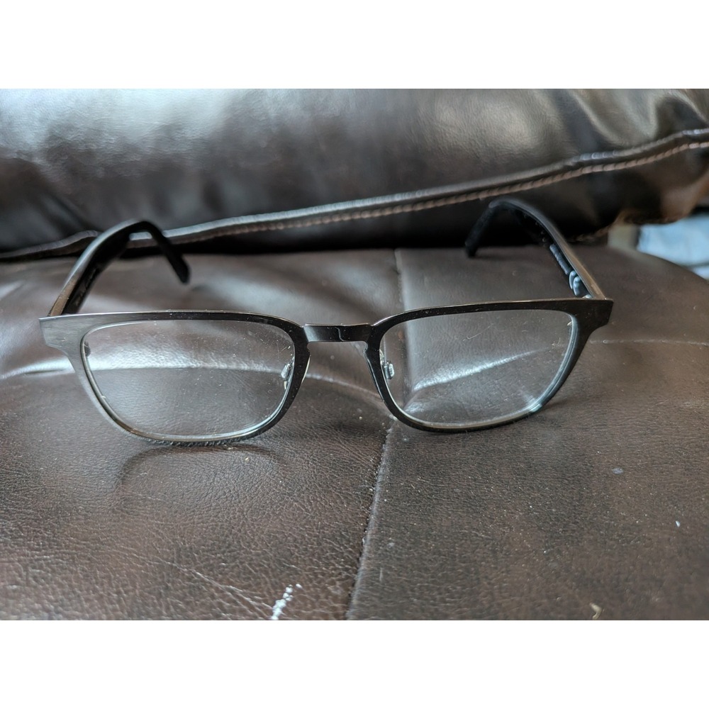 Maui Jim Eyeglasses Frames ADRIATIC MJ752-02 Black Gunmetal Rectangle 50-19-152
